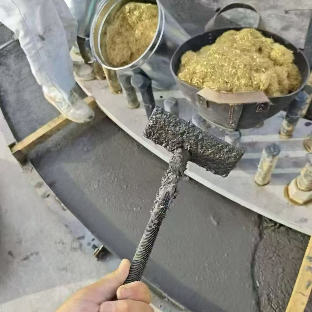 新绛C120钢纤维高强无收灌浆料 轧机压缩机汽轮机发电机锻压设备底座灌浆材料